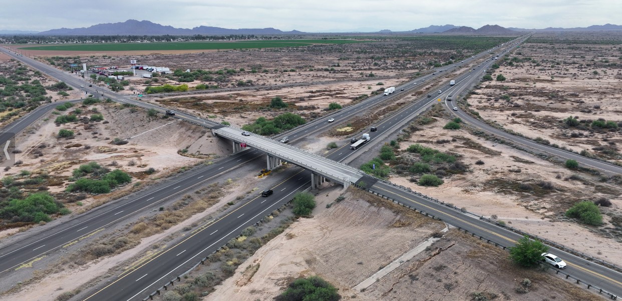 Aerial view of Riggs Road